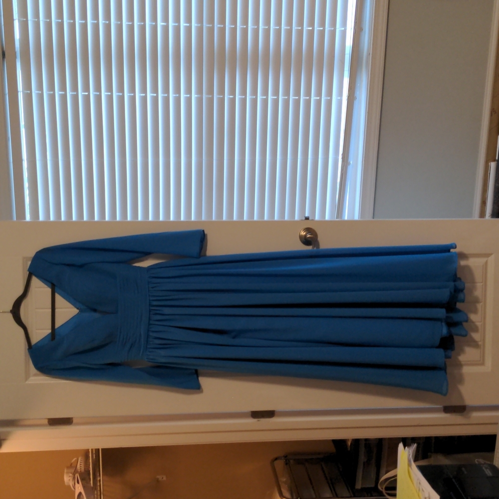 Lan Ting Size 8 Blue dress